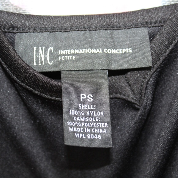 INC Floral career button up top - Picture 3 of 5